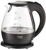Hervidor De Agua Adler Ad 1224 1,5 L Negro, Transparente 2000 W