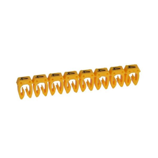 Legrand 038214 Kennzeichnungssystem Cab3 0,5-1,5qmm Ziffer:4 Gelb