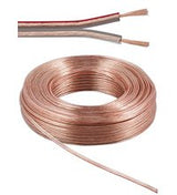 Bobina De  10 Metros Cable Altavoz Transparente 2x2,50mm Cobre Goobay