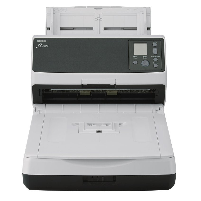 Fujitsu Fi-8270 Alimentador Automático De Documentos [Adf] + Escáner De Alimentación Manual 600 X 600 Dpi A4 Negro, Gris