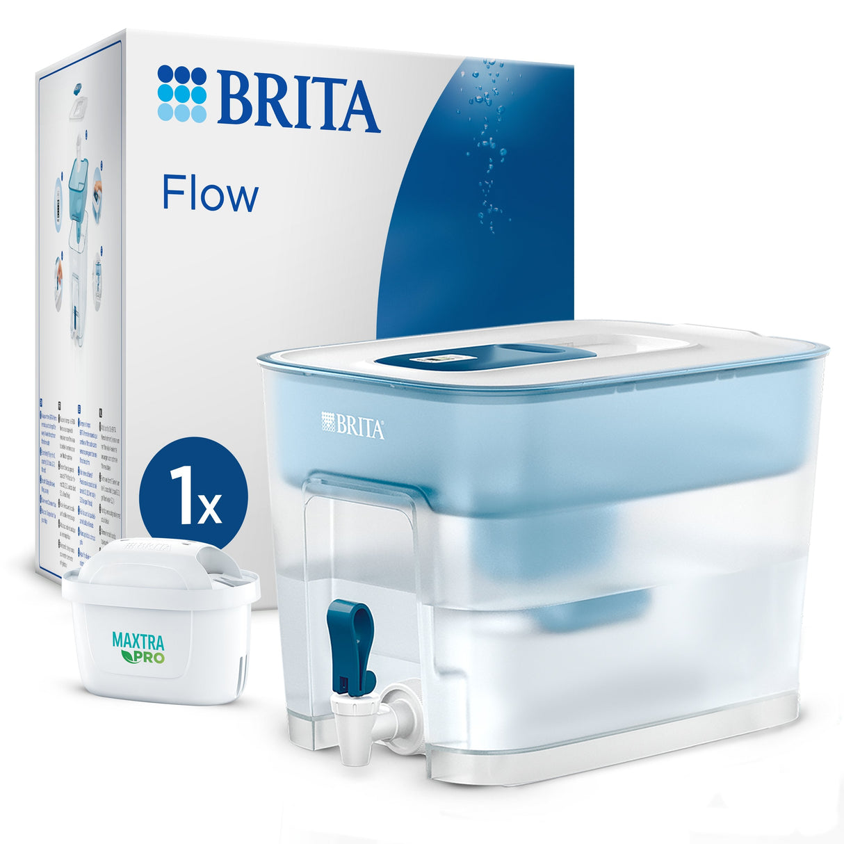 Filtro De Agua Brita Flow Blanco Azul