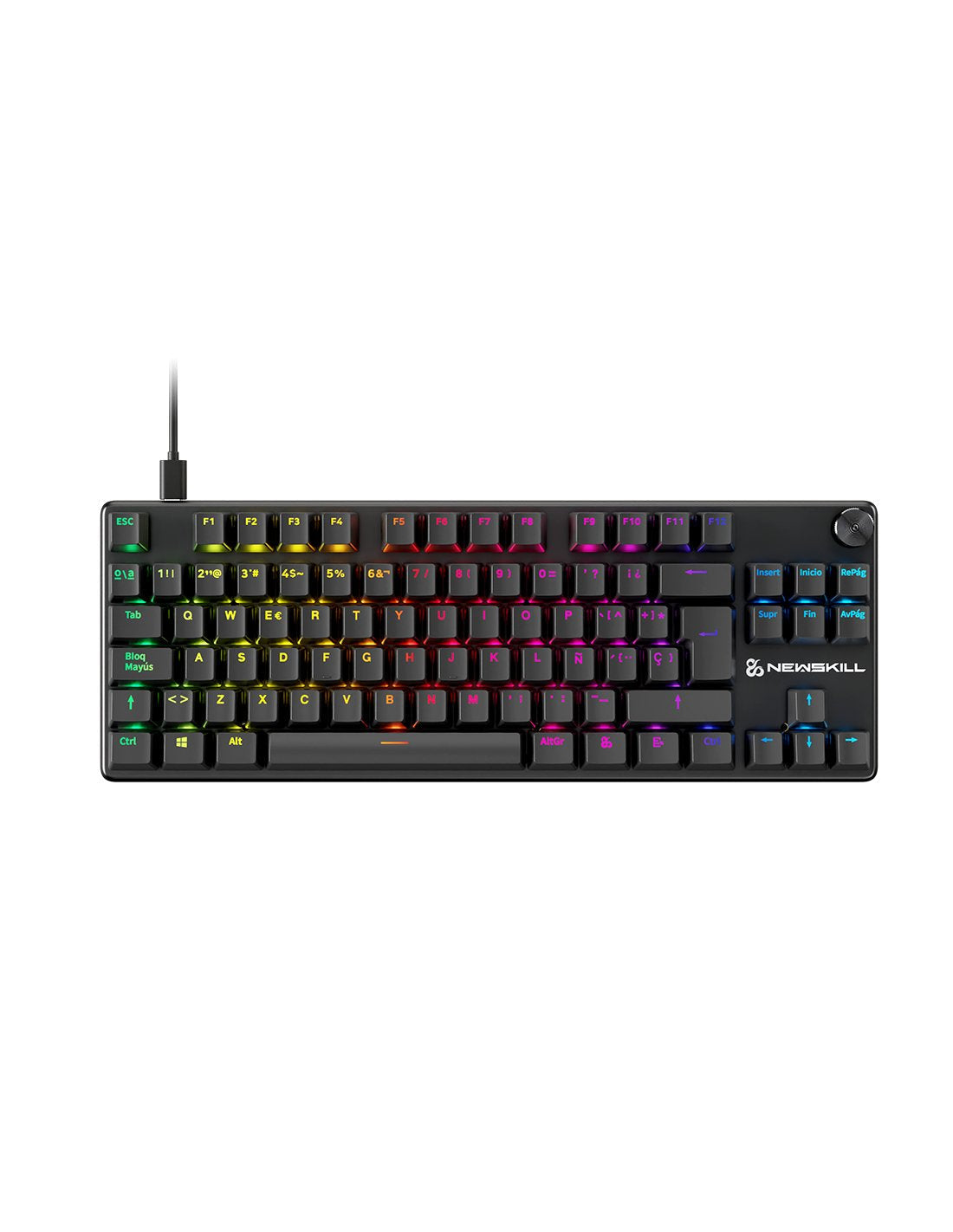 Newskill Gaming Ns-Kb-Serikev2-Tkl Teclado Usb Qwerty Español Negro