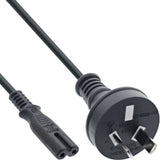 Cable De Alimentación Inline Tipo I Australia / Nz A Euro 8 C7 Enchufe 1,8 M