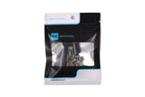 Alphacool Core Push Mounting 17mm M3/M4/Unc 6-32 Set 4x, Montaje/Montaje Negro/Plata, 17 Mm 15724
