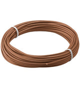 Alambre De Cobre Aislado Marrón 1 Cond, 18x0,1mm 10 Metros