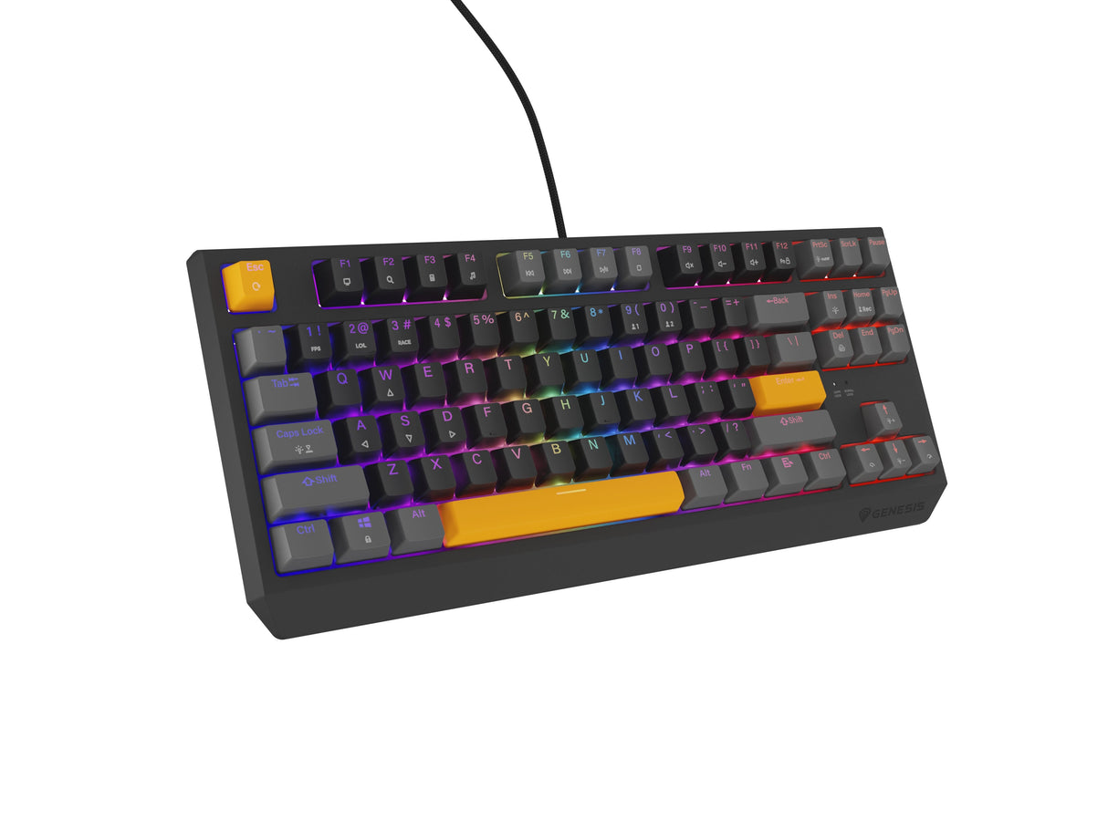 Genesis Thor 230 Tkl Anchor Gray Positive Rgb Outemu Red