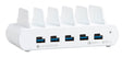 EAN 0819472024854 - Compulocks 5 Ports USB Charging Dock Station Smartphone, Tableta Blanco Corriente alterna Interior imagen 1