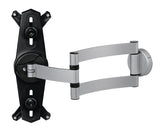 Hama Soporte De Pared Para Tablets De 7 A 11" - Capacidad 1kg - Funcion Rotativa - Aluminio - Negro Y Plata