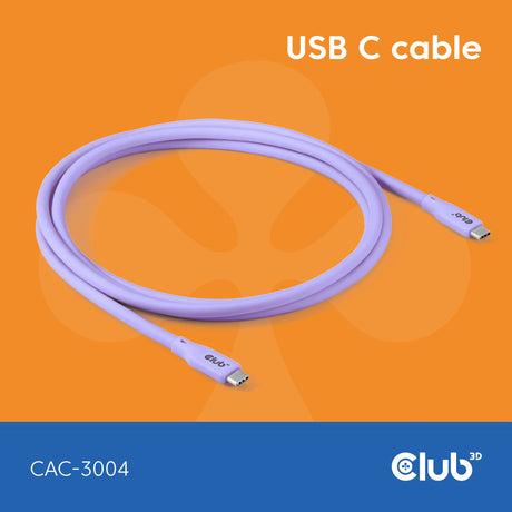 EAN 8719214473235 - CLUB3D CAC-3004 cable USB USB4 Gen 2x2 2 m USB C imagen 2