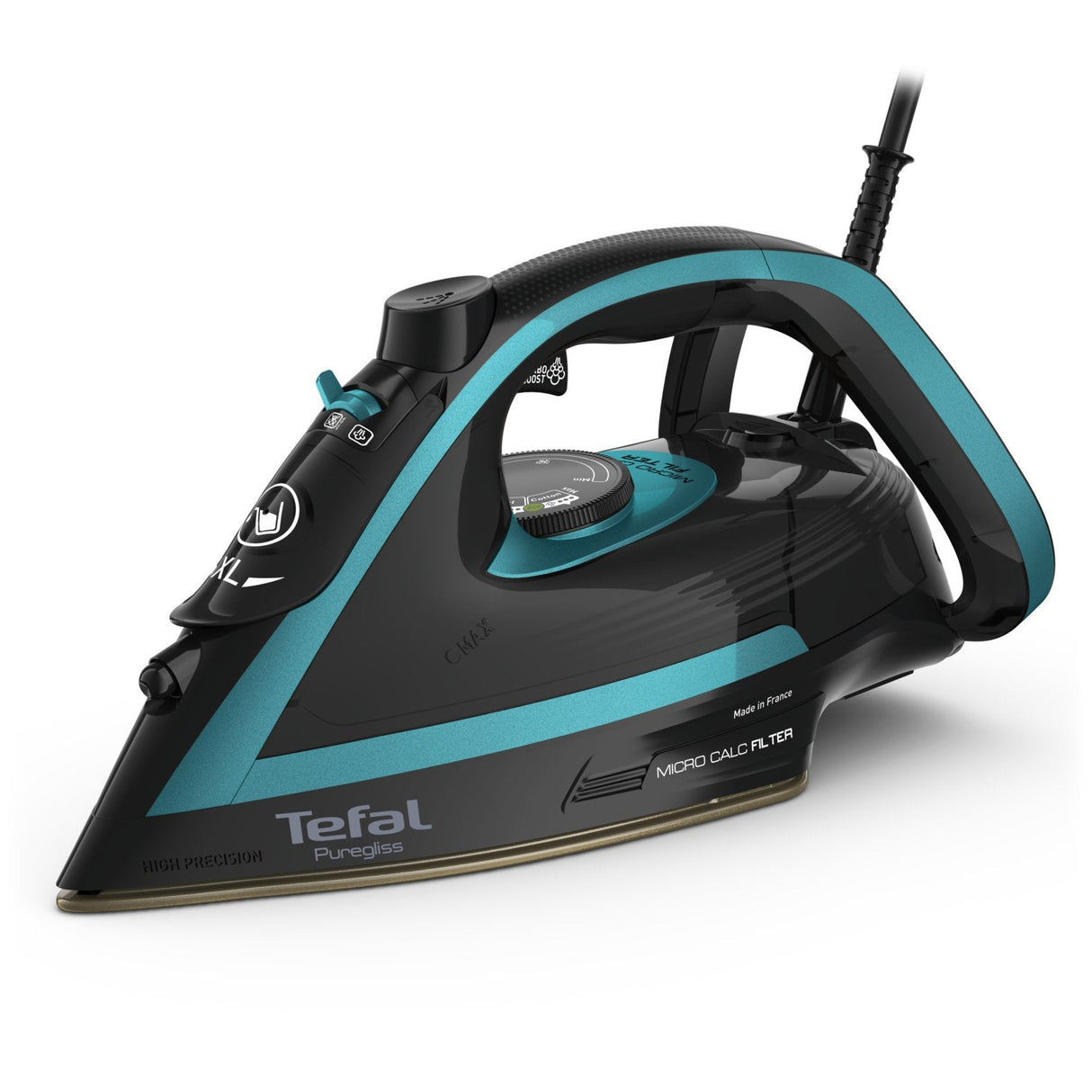 Tefal Plancha  Puregliss Fv8066e0  Negro Azul