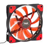 Ventilador Akyga System Aw-12e-Br 120mm 33 Led Rojo Molex