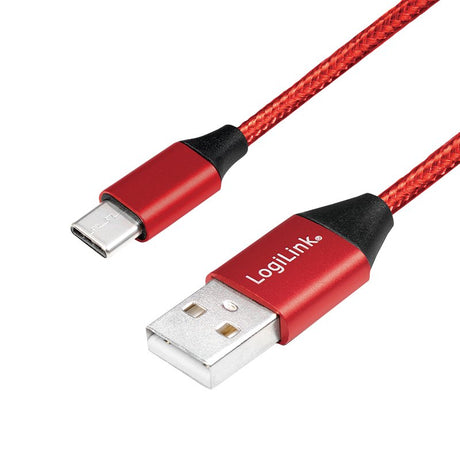 EAN 4052792052756 - LogiLink CU0148 cable USB USB 2.0 1 m USB A USB C Negro, Rojo imagen 1