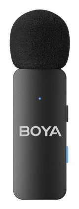 Boya Microphone Wireless By-V4 2.4ghz With 4 Transmitters And 1 Receiver (Type-C) Black Eu