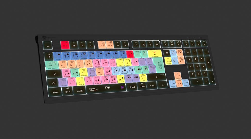 Logickeyboard Adobe Premiere Pro Cc Astra 2 Uk (Mac)