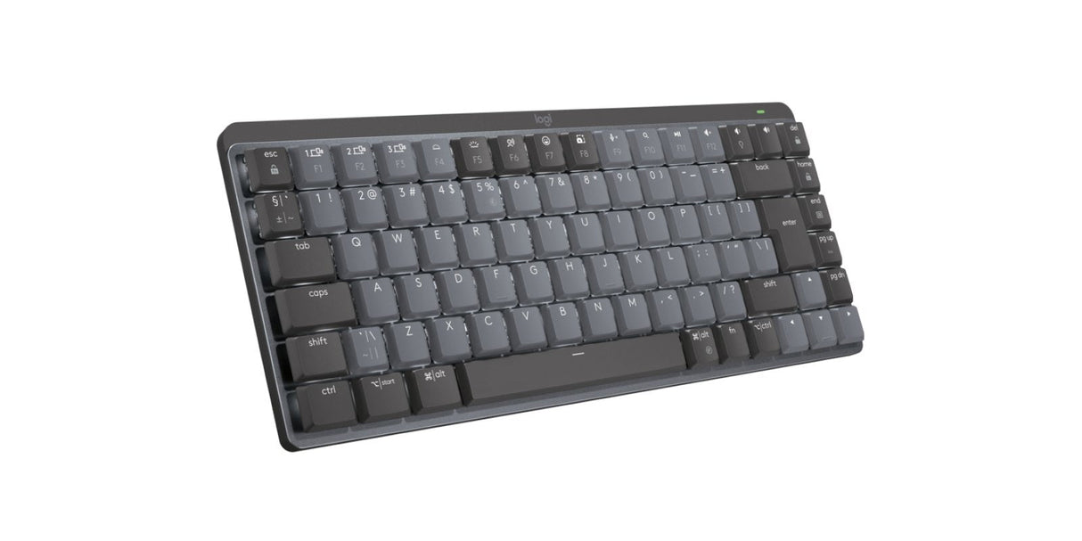 Logitech Mx Mini Mechanical Teclado Oficina Rf Wireless + Bluetooth Qwerty Internacional De Ee.Uu. Grafito, Gris
