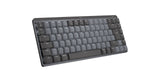 Logitech Mx Mini Mechanical Teclado Oficina Rf Wireless + Bluetooth Qwerty Internacional De Ee.Uu. Grafito, Gris
