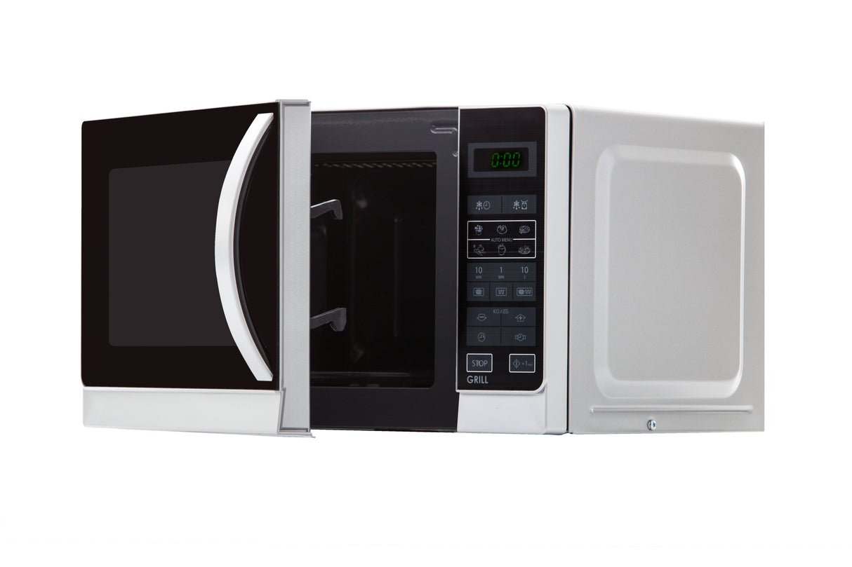 Microondas Con Grill Sharp R642inw 800w (1000w Grill) 20 Litros Control Táctil Pantalla Led  11 Niveles Potencia  8 Funciones Automáticas