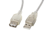 EAN 5901969413809 - Lanberg CA-USBE-12CC-0050-TR cable USB USB 2.0 5 m USB A Transparente imagen 1
