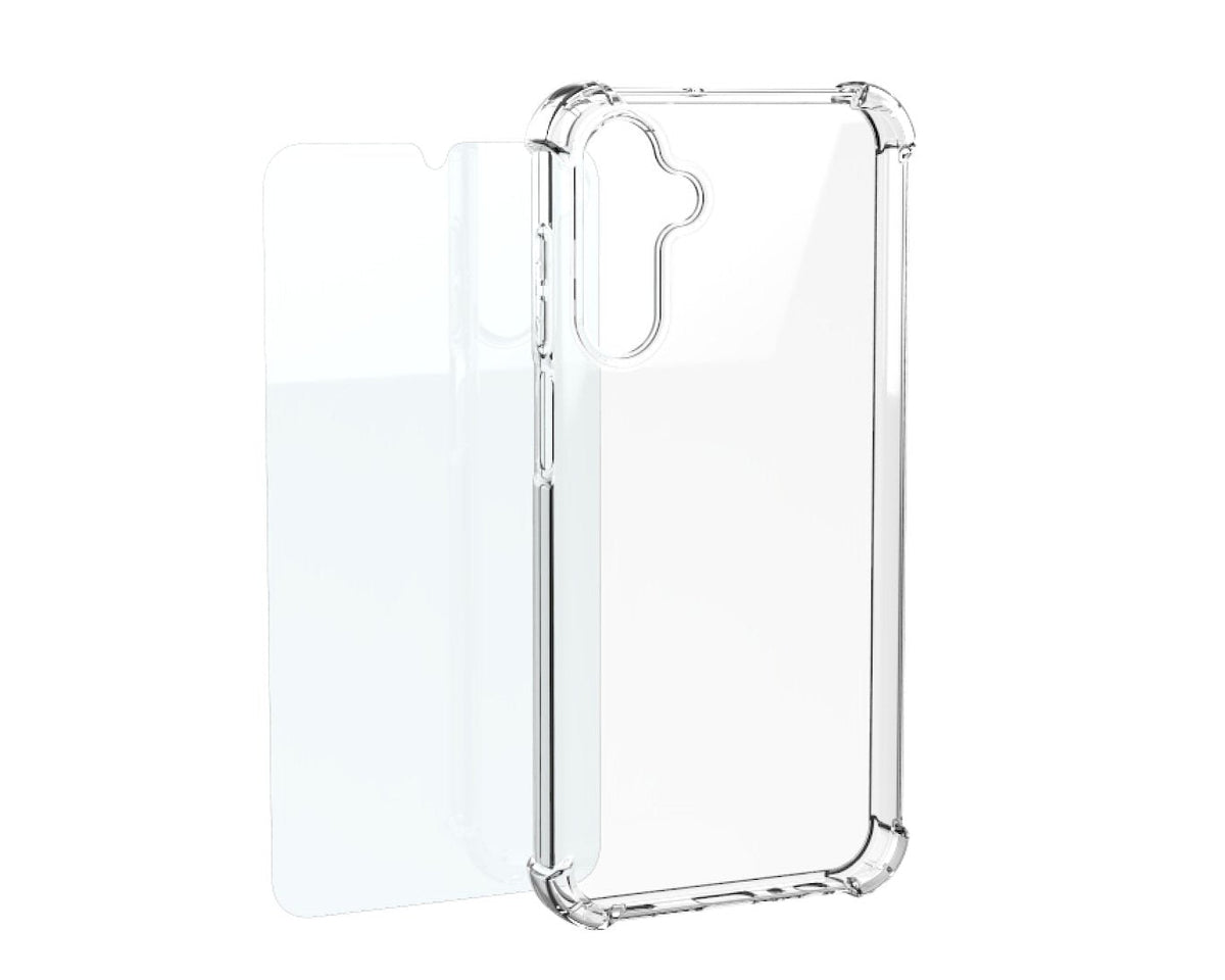 Pack Funda Transparente + Cristal Templado Designed For Samsung Para Galaxy S25 Fe G