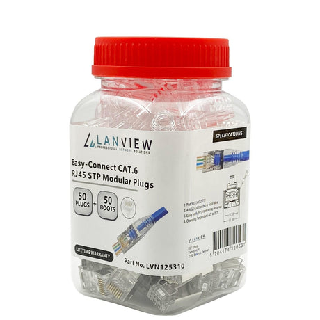 EAN 5704174320531 - Lanview LVN125310 conector RJ45 Transparente imagen 2