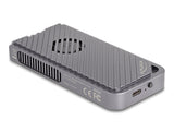 Usb 40 Gbps Gehäuse Für 1 X M.2 Nvme Ssd Im Gaming Style Mit Led Und Lüfter - Werkzeugfrei