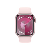 Apple Watch Series 9 Gps Cellular 41mm Caja De Aluminio Rosa Correa Deportiva Rosa Claro S M