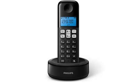 Teléfono Inalámbrico Philips D1611b 34 Negro