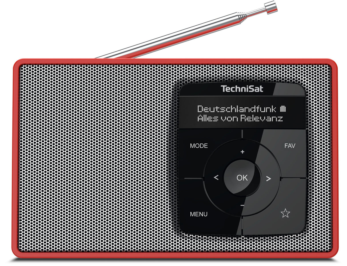 Technisat Digitradio 2 Dab+ Radio Rot/Silber