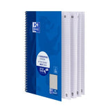 Oxford Collegeblock A5+ 80 Blatt Kariert Rand Links