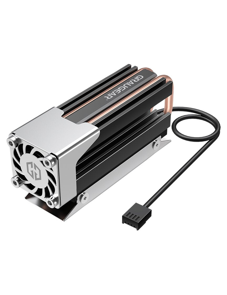 Disipador De Calor Graugear Ssd M.2nvme Con Ventilador Pwm Minorista