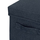 Leitz Fabric Small Storage Box With Lid Pack Of 2