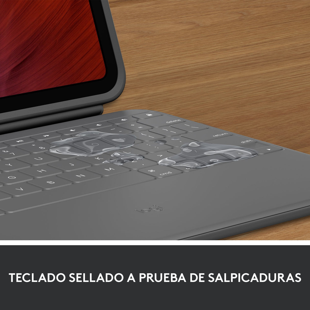Logitech Rugged Folio Grafito Smart Connector Qwerty Español