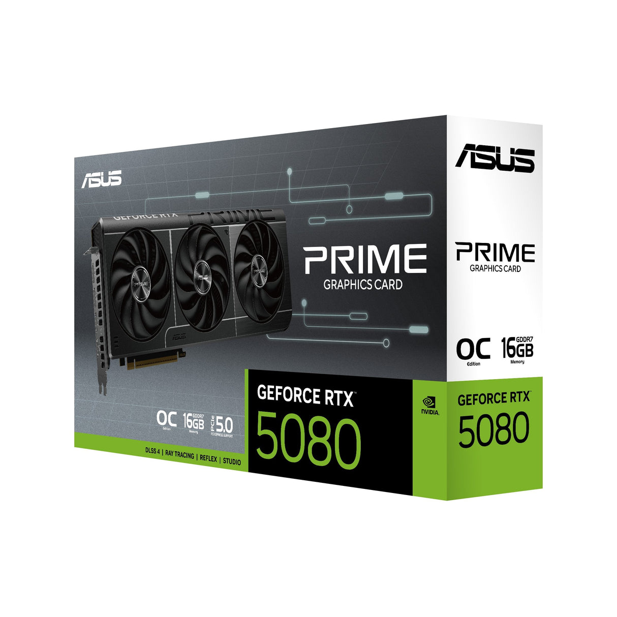 Asus Geforce Rtx 5080 Prime Oc Evo (Dlss 4, 3x Displayport, 1x Hdmi 2.1) 90yv0lx4-M0na00