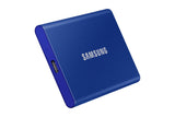 Disco Externo Ssd Samsung Portable T7 1tb Usb 3.2 Azul