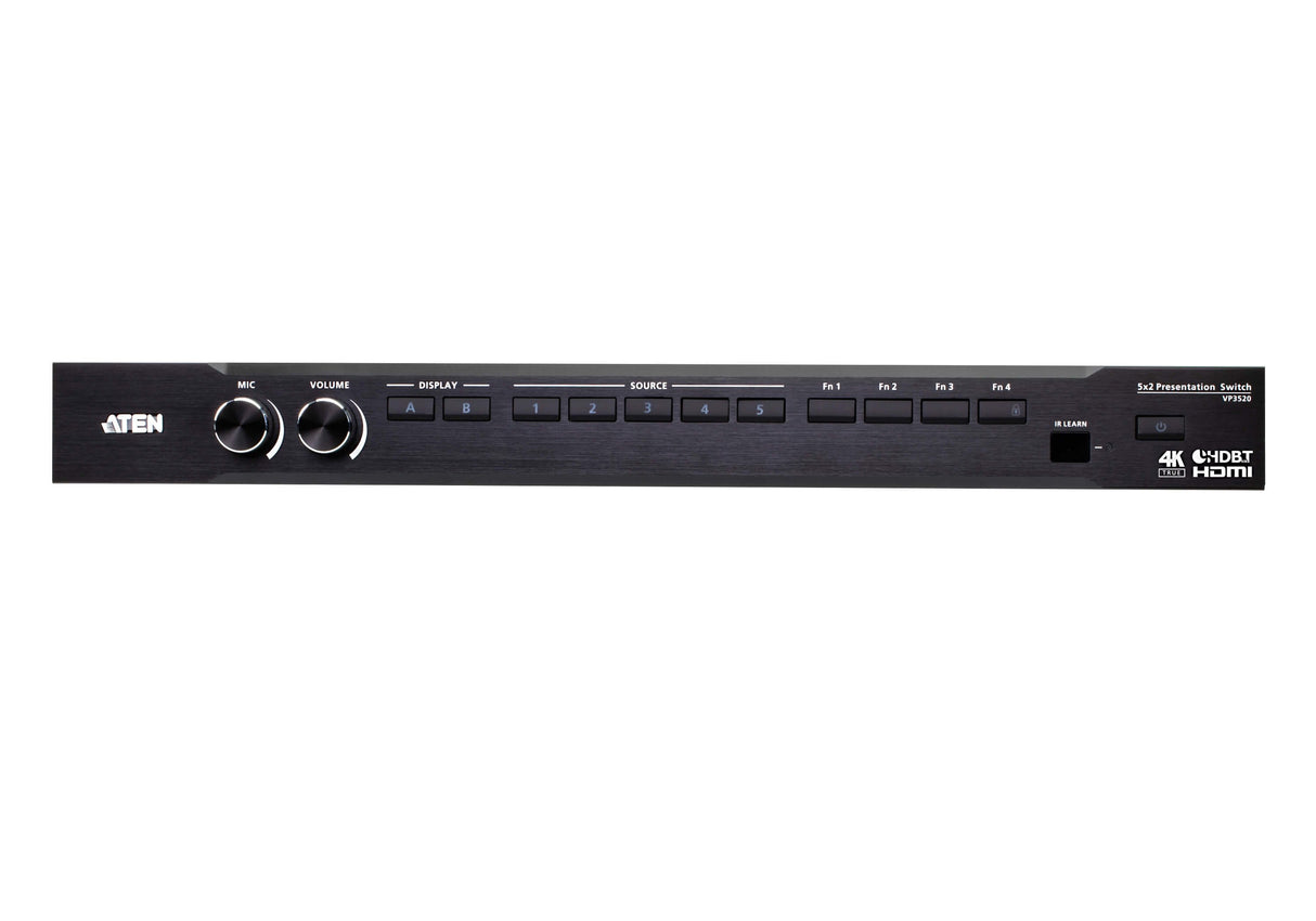 Switch De Presentaciones True 4k Seamless 5 X 2 Con Funciones De Control  De Aten