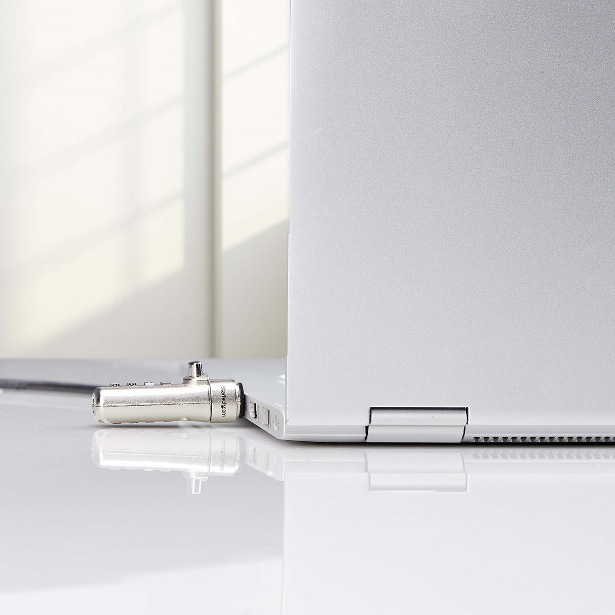 Slim Laptop Cable Lock 6.6ft - K-Slot Compatible Combination