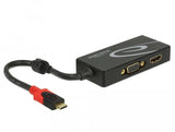 Usb Type-C Splitter (Dp Alt Mode) > 1 X Hdmi + 1 X Vga Out