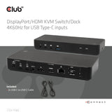 EAN 8719214472870 - CLUB3D CSV-1585 interruptor KVM Negro imagen 4