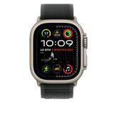 Apple 49mm Black Trail Loop - S/M - Natural Titanium Finish