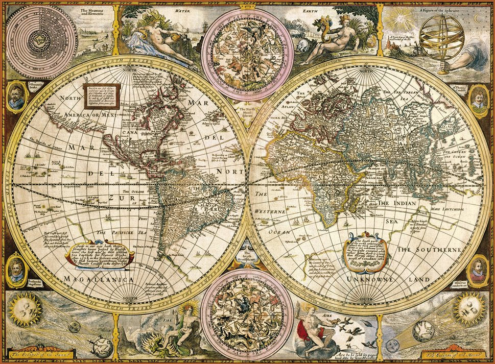 EAN 8005125335312 - Clementoni Old Map Puzzle rompecabezas 3000 pieza(s) Mapas imagen 2
