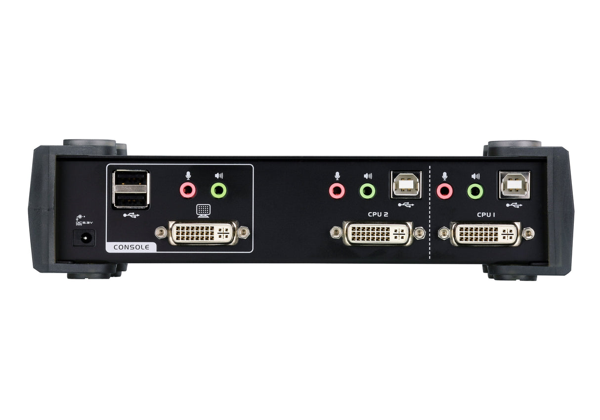 EAN 0132018257784 - ATEN CS1762A interruptor KVM Negro imagen 3