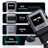 Cargador Ugreen Usb-A+3*Usb-C 100w  Gan Fast