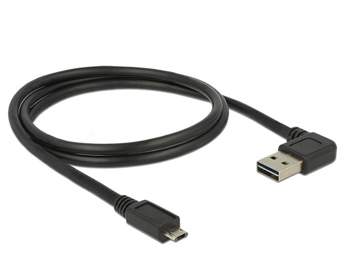 Delock 85165 Cable Usb 1 M Usb 2.0 Usb A Micro-Usb B Negro Negro, 1 M, Usb A, Micro-Usb B, Usb 2.0, Negro