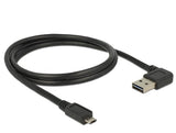 Delock 85165 Cable Usb 1 M Usb 2.0 Usb A Micro-Usb B Negro Negro, 1 M, Usb A, Micro-Usb B, Usb 2.0, Negro