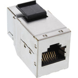 Módulo Keystone Inline Rj45 Hembra A Hembra Snap-In Cat.6a Stp