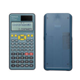 Maul Msc 417 - Calculadora Científica Con Pantalla De 2 Líneas, 80% Plástico Reciclado, Pantalla Lcd, Incluye Funda De Tapa Dura, Color Azul Y Negro