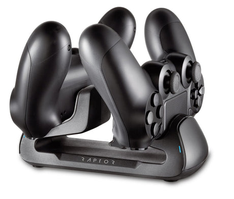 EAN 4251236200986 - Raptor Gaming RG-CS100-P4 cargador de dispositivo móvil Mando para videojuegos Negro USB Interior imagen 1