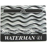 Waterman S0110850 Recambio De Bolígrafo Negro 8 Pieza(S)