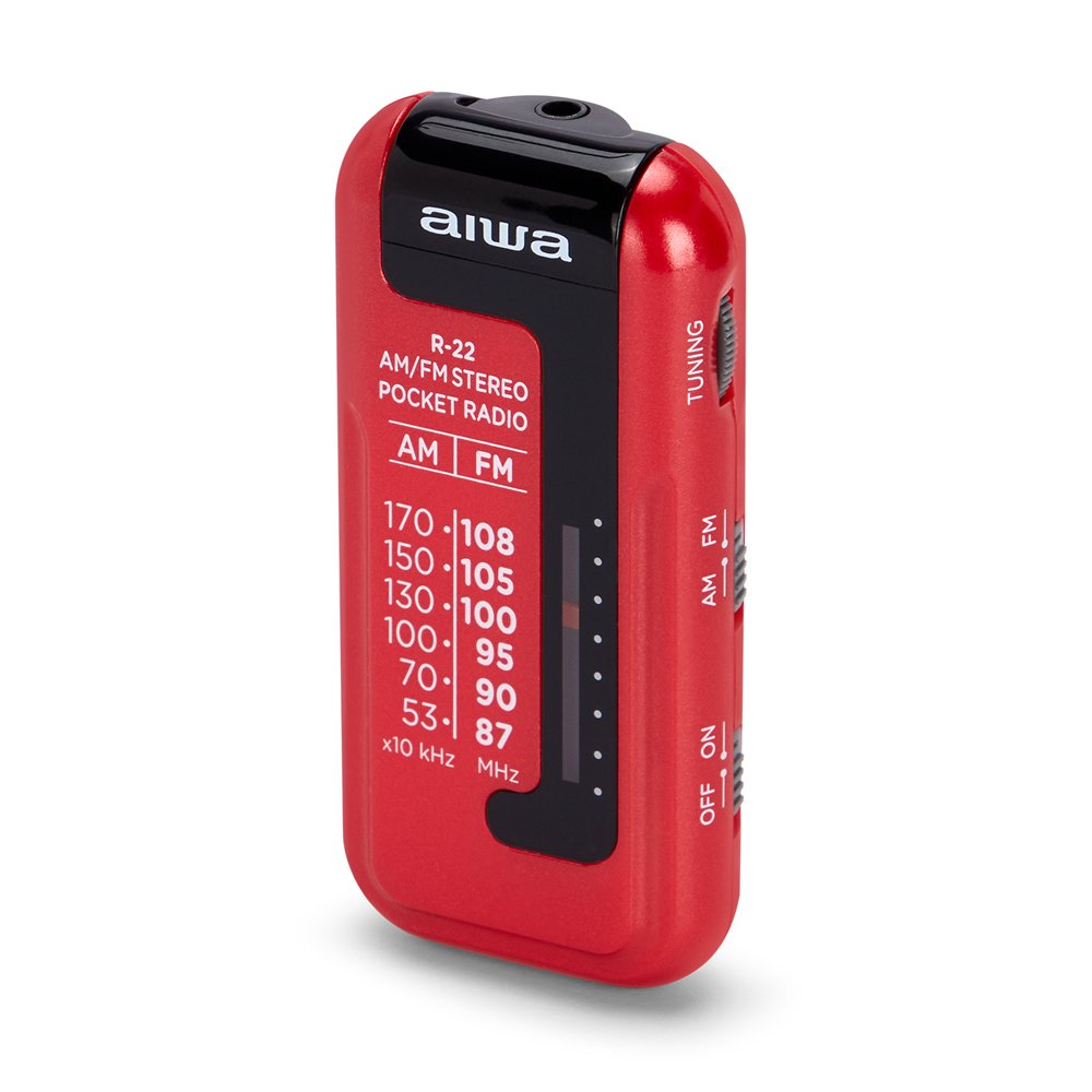 Radio Portátil Aiwa R-22rd Roja