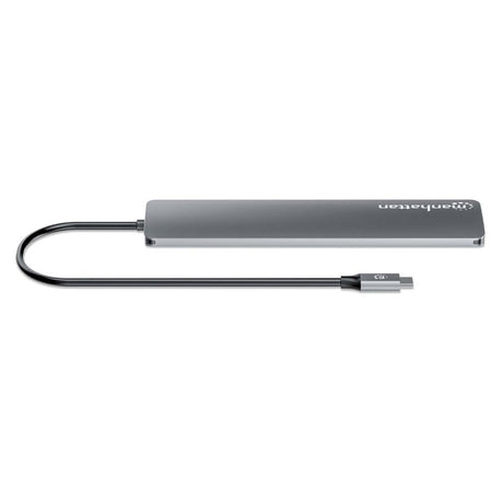 EAN 766623181167 - Manhattan 181167 base para portátil y replicador de puertos Alámbrico USB 3.2 Gen 2 (3.1 Gen 2) Type-C Gri imagen 7